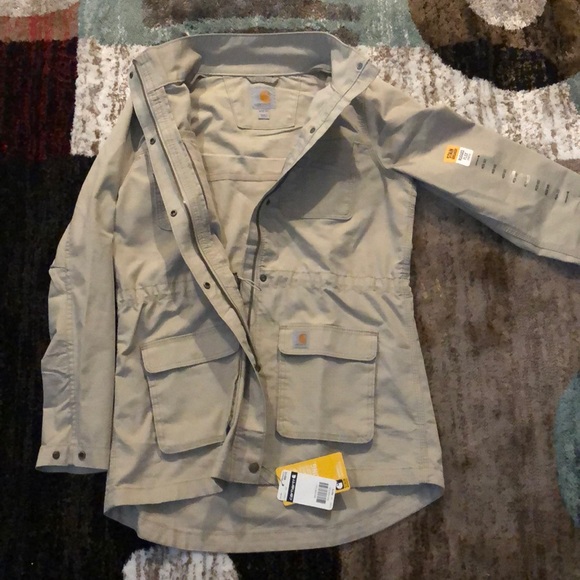Carhartt Jackets & Blazers - New Carhartt Women's Medium Tan Smithville Jacket